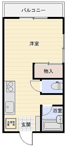 スカイシティSUZUKI 202｜鳥取県米子市角盤町1丁目(賃貸アパート1K・2階・30.00㎡)の写真 その2