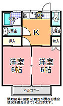 コーポ大川 201 ｜ 茨城県水戸市笠原町1129-4（賃貸アパート2K・2階・37.12㎡） その2