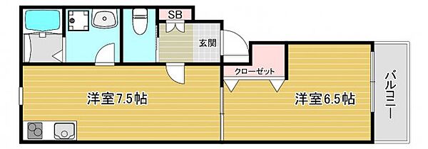 JPmaison此花 301｜大阪府大阪市此花区春日出北1丁目(賃貸アパート1DK・3階・32.72㎡)の写真 その2