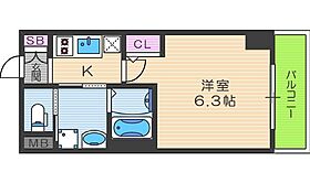 エステムコート梅田北IIゼニス  ｜ 大阪府大阪市北区大淀中5丁目（賃貸マンション1K・6階・21.11㎡） その2