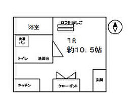 ドエル梅香V 203 ｜ 大阪府大阪市此花区梅香3丁目6-17（賃貸アパート1R・2階・22.00㎡） その2