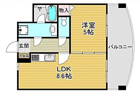 サンメゾン玉川 303 ｜ 大阪府大阪市福島区玉川4丁目2-5（賃貸マンション1LDK・3階・32.42㎡） その2