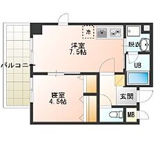 グランパルク西梅田  ｜ 大阪府大阪市福島区福島5丁目17-33（賃貸マンション1LDK・2階・29.65㎡） その2