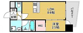 セレニテ中崎町リアン  ｜ 大阪府大阪市北区中崎1丁目（賃貸マンション1LDK・3階・29.12㎡） その2