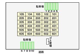 エトワール　Ｓ・Ｋ 605 ｜ 宮崎県宮崎市花殿町（賃貸アパート1K・6階・28.00㎡） その4