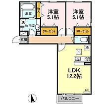 パル86　B棟 101 ｜ 宮崎県宮崎市昭栄町（賃貸アパート2LDK・1階・55.85㎡） その2