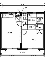 間取図画像 1LDK