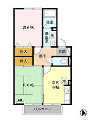 K・Sウィルコート 2DKの間取図画像