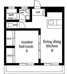 リージェントマンション 1LDKの間取図画像