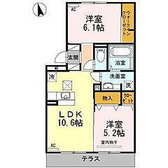物件の間取り
