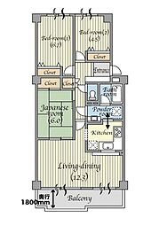 間取図画像 3LDK
