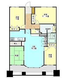 グリーンティエラ星が丘 4LDKの間取図画像