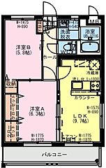 物件の間取り
