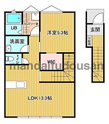 nicohouse 1LDKの間取図画像
