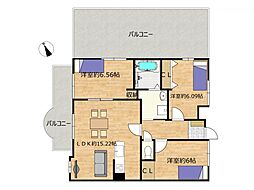 間取図画像 3LDK