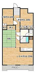 トーカンマンション昭和町 3LDKの間取図画像
