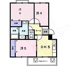 ボナール・ヴィラ  ｜ 奈良県生駒郡斑鳩町興留１丁目（賃貸マンション3K・3階・55.00㎡） その2