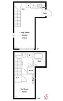 アラート銀座イースト 102 ｜ 東京都中央区湊1丁目7-7（賃貸マンション1LDK・1階・37.14㎡） その2