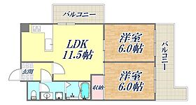 イスズハイツベル長田C  ｜ 兵庫県神戸市長田区長田天神町4丁目（賃貸マンション2LDK・6階・50.22㎡） その1