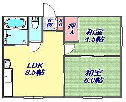 マンション御園  ｜ 兵庫県神戸市東灘区御影中町1丁目12-24（賃貸マンション2LDK・4階・36.00㎡） その2