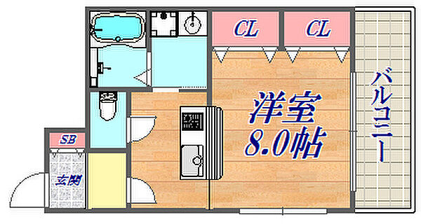 M’s三宮 ｜兵庫県神戸市中央区八雲通6丁目(賃貸マンション1K・4階・26.50㎡)の写真 その2