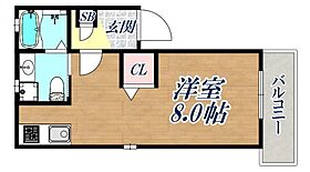 EXSONIA　FIVE  ｜ 兵庫県神戸市長田区細田町5丁目2-24（賃貸アパート1R・2階・22.48㎡） その2