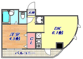 サンライズコート  ｜ 兵庫県神戸市東灘区深江本町3丁目3-17（賃貸マンション1DK・3階・26.04㎡） その2