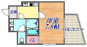 ラビン新開地  ｜ 兵庫県神戸市兵庫区福原町（賃貸マンション1K・2階・22.59㎡） その2