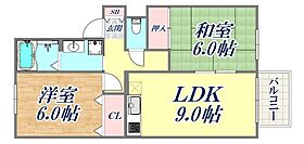 ヒルズ大谷2  ｜ 兵庫県神戸市長田区大谷町1丁目（賃貸マンション2LDK・2階・50.80㎡） その2