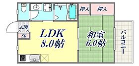 メゾン桜木A棟  ｜ 兵庫県神戸市須磨区桜木町2丁目（賃貸マンション1LDK・1階・31.50㎡） その2