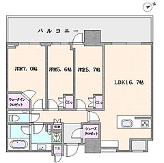 物件の間取り