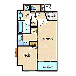 パレステュディオ渋谷ステーションフロント 1DKの間取図画像