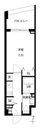 JMF-Residence世田谷三宿 1Kの間取図画像