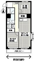 メゾンドラム世田谷 203 ｜ 東京都世田谷区世田谷3丁目（賃貸マンション2LDK・2階・60.90㎡） その2