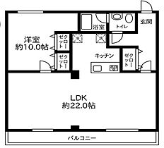 高輪アパートメント  ｜ 東京都港区高輪3丁目（賃貸マンション1LDK・4階・73.80㎡） その2