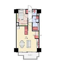 東京都世田谷区駒沢3丁目（賃貸マンション1LDK・12階・43.20㎡） その2