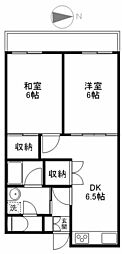 モリコーポ 2DKの間取図画像