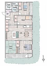 間取図画像 4LDK
