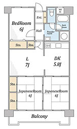 間取図画像 3LDK