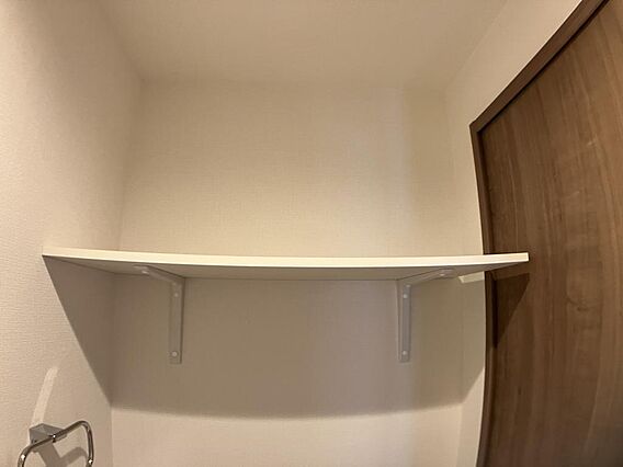 トイレ上部には...