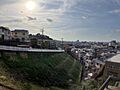 バルコニーから...