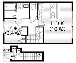グッドライフステージ富士見台 1LDKの間取図画像