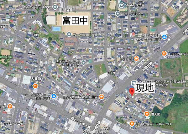 地図を拡大表示