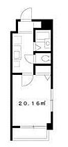 安藤ビル  ｜ 東京都立川市錦町2丁目（賃貸マンション1K・3階・20.16㎡） その2