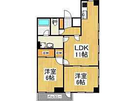 第2アーク山  ｜ 東京都立川市砂川町2丁目（賃貸マンション2LDK・2階・49.24㎡） その2