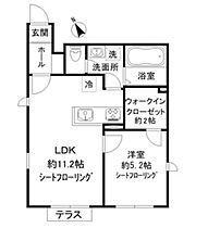 Jurai  ｜ 東京都国分寺市本多1丁目（賃貸アパート1LDK・1階・40.99㎡） その2