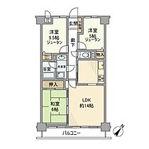 ライオンズマンション武蔵砂川 514 ｜ 東京都立川市上砂町5丁目15-1（賃貸マンション3LDK・5階・72.15㎡） その2