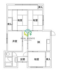 雑賀崎戸建 1階4DKの間取り