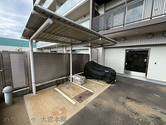 バイク置場あり...