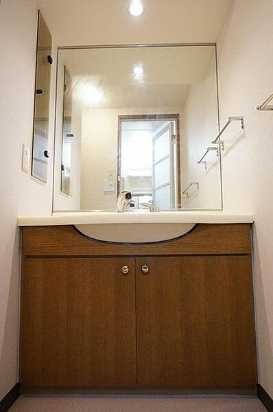 画像8:シャワー水栓付きの洗面化粧台